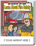 SC1025 Learn About Fire Safety Sticker Book with Custom Imprint 